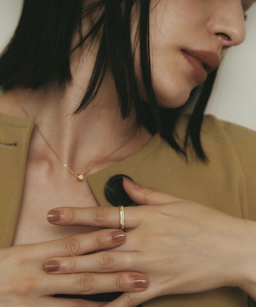 COCOSHNIK / ココシュニック リング | K18ダイヤモンド 縦溝 リング | 詳細7