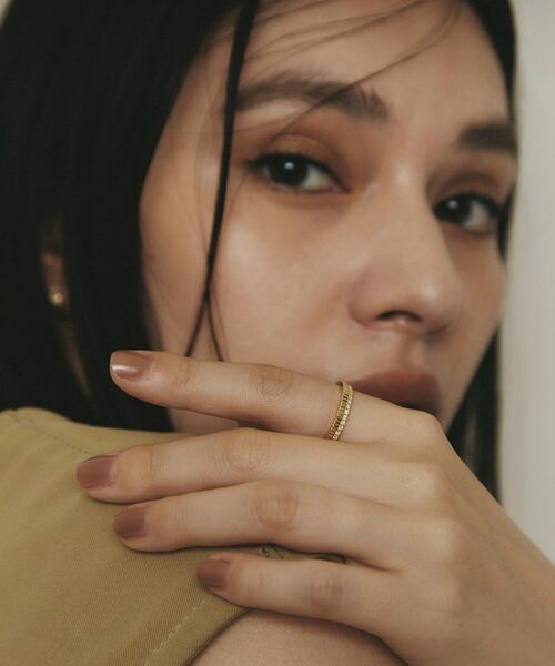 COCOSHNIK / ココシュニック リング | K18ダイヤモンド 縦溝 リング | 詳細8