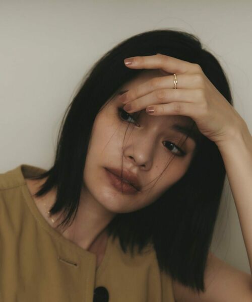 COCOSHNIK / ココシュニック リング | K18ダイヤモンド ケーブルチェーンモチーフ リング | 詳細6