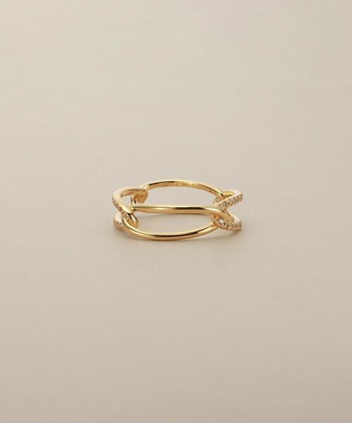 COCOSHNIK / ココシュニック リング | K18ダイヤモンド PCチェーン リング | 詳細1