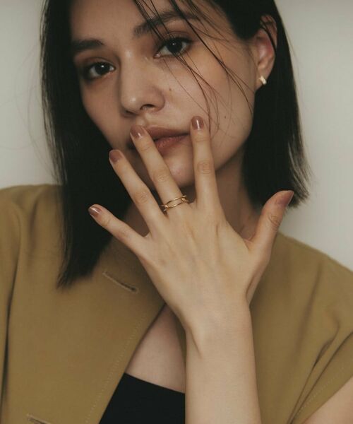 COCOSHNIK / ココシュニック リング | K18ダイヤモンド PCチェーン リング | 詳細6