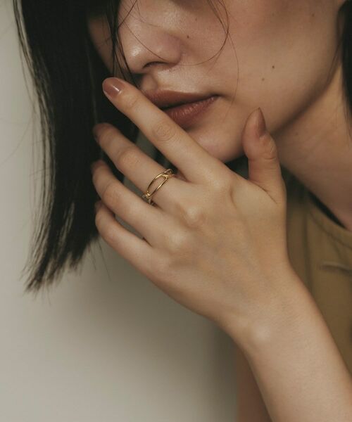 COCOSHNIK / ココシュニック リング | K18ダイヤモンド PCチェーン リング | 詳細7