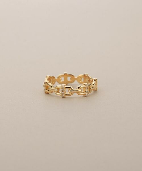 COCOSHNIK / ココシュニック リング | K18ダイヤモンド PCモチーフ リング | 詳細1