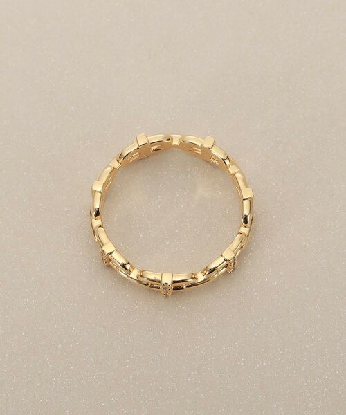 COCOSHNIK / ココシュニック リング | K18ダイヤモンド PCモチーフ リング | 詳細4