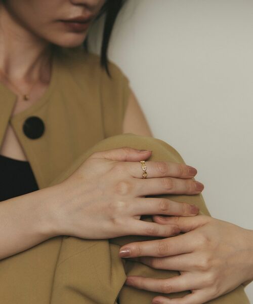 COCOSHNIK / ココシュニック リング | K18ダイヤモンド PCモチーフ リング | 詳細7