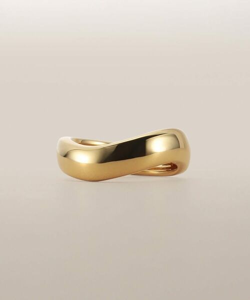COCOSHNIK / ココシュニック リング | K18ウェーブライン リング | 詳細2