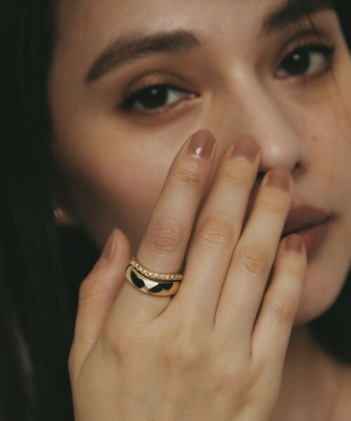 COCOSHNIK / ココシュニック リング | K18ウェーブライン リング | 詳細6