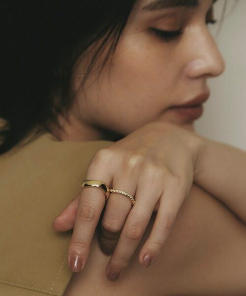 COCOSHNIK / ココシュニック リング | K18ウェーブライン リング | 詳細7