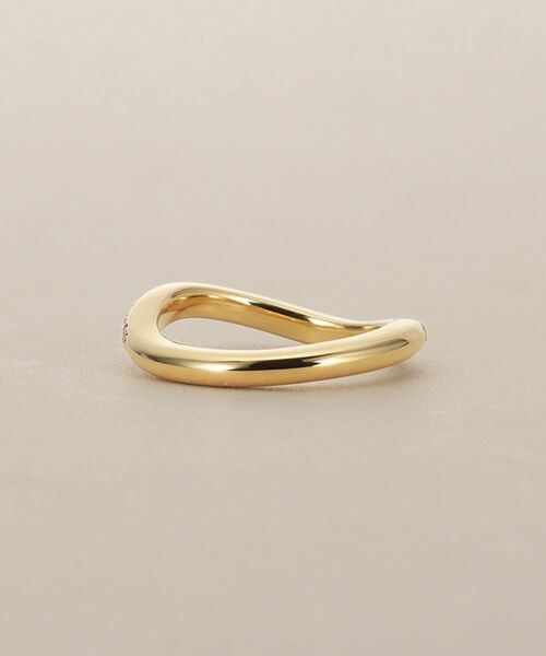 COCOSHNIK / ココシュニック リング | K18ダイヤモンド ウェーブラインパヴェ リング | 詳細3