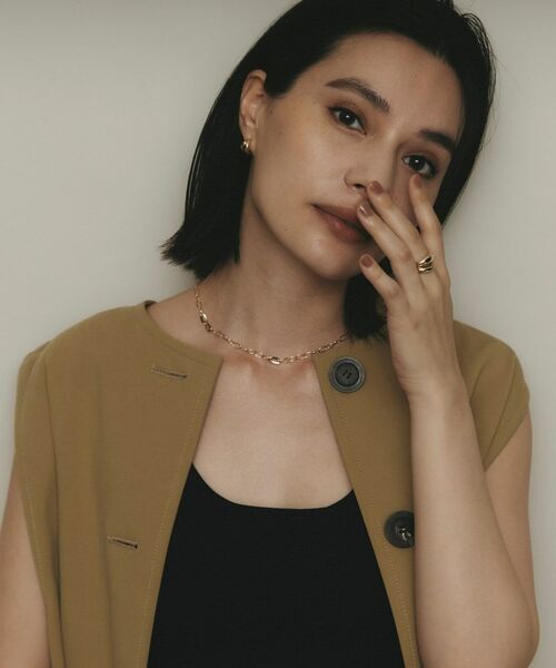 COCOSHNIK / ココシュニック ピアス・イヤリング | K10トリプルカーブフープ スタッドピアス | 詳細6