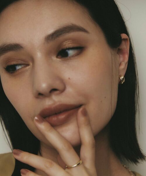 COCOSHNIK / ココシュニック ピアス・イヤリング | K10プランプシフテッドフープ スタッドピアス | 詳細8