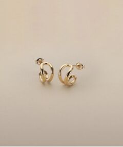 COCOSHNIK / ココシュニック ピアス・イヤリング | K10ニュアンスループ スタッドピアス