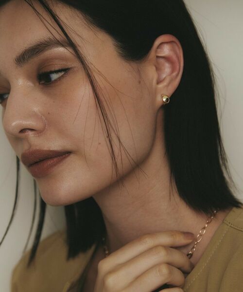 COCOSHNIK / ココシュニック ピアス・イヤリング | K10月甲 フープピアス 小 | 詳細8