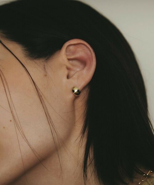 COCOSHNIK / ココシュニック ピアス・イヤリング | K10月甲 フープピアス 小 | 詳細9