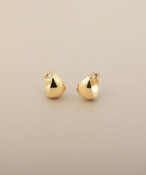 COCOSHNIK/ココシュニック K10月甲 フープピアス 小 イエローゴールド(100) 00