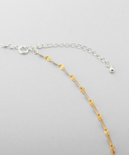 COCOSHNIK / ココシュニック ネックレス・ペンダント・チョーカー | シルバー コンビカラー デュアルペタルネックレス | 詳細3