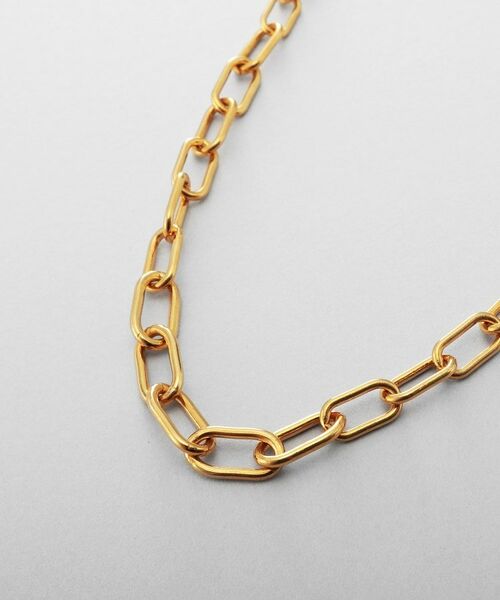 COCOSHNIK / ココシュニック ネックレス・ペンダント・チョーカー | シルバー デザインチェーン ケーブルグラデーションネックレスGP | 詳細2