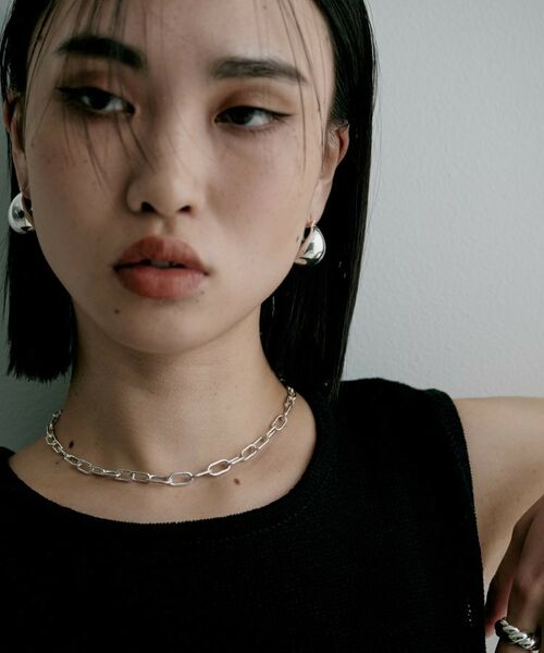 COCOSHNIK / ココシュニック ネックレス・ペンダント・チョーカー | シルバー デザインチェーン ケーブルグラデーションネックレス | 詳細7