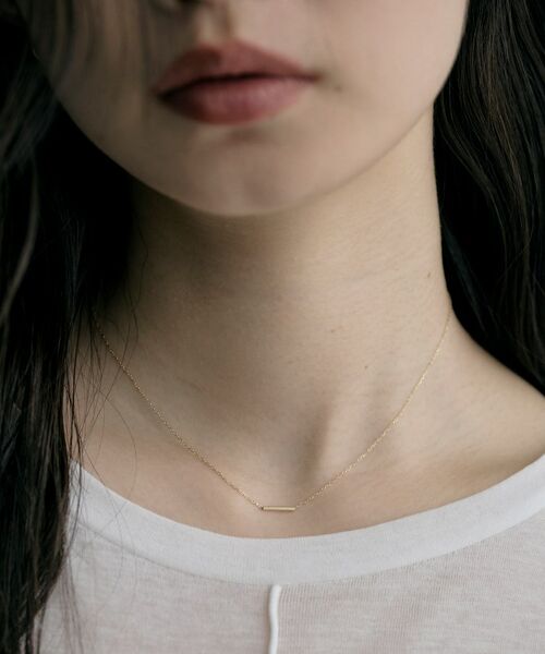 COCOSHNIK / ココシュニック ネックレス・ペンダント・チョーカー | K10スキニーネックレス バービーズ | 詳細10