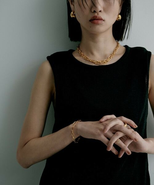 COCOSHNIK / ココシュニック ブレスレット・バングル | シルバー デザインチェーン ケーブルグラデーションブレスレットGP | 詳細7