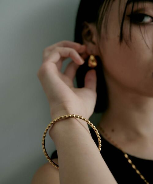 COCOSHNIK / ココシュニック ブレスレット・バングル | シルバー オーバルボールバングルGP | 詳細6