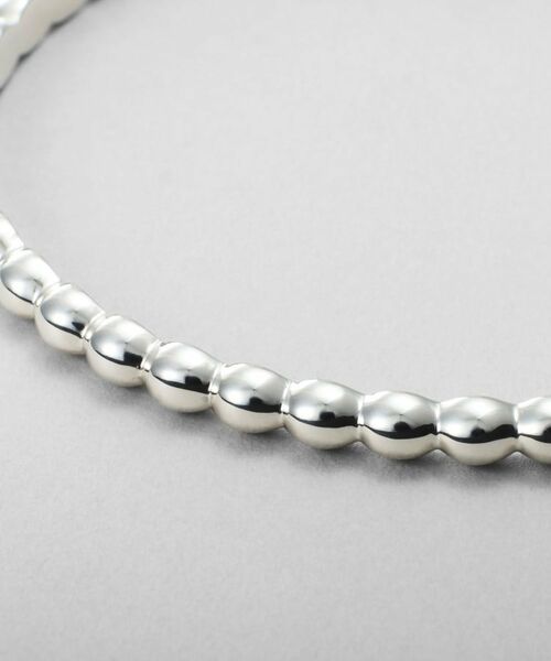 COCOSHNIK / ココシュニック ブレスレット・バングル | シルバー オーバルボールバングル | 詳細2