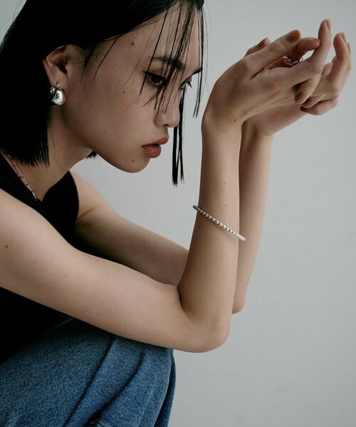 COCOSHNIK / ココシュニック ブレスレット・バングル | シルバー オーバルボールバングル | 詳細6