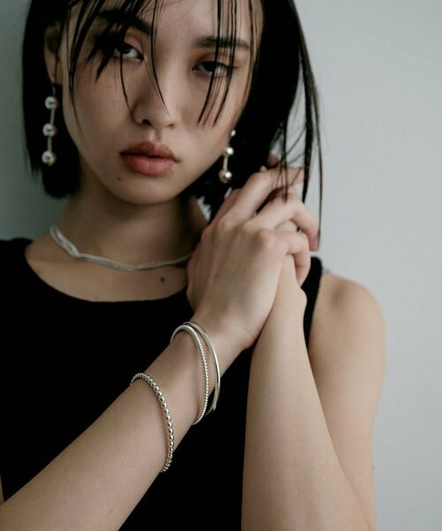 COCOSHNIK / ココシュニック ブレスレット・バングル | シルバー ハーフラウンドバングル | 詳細7