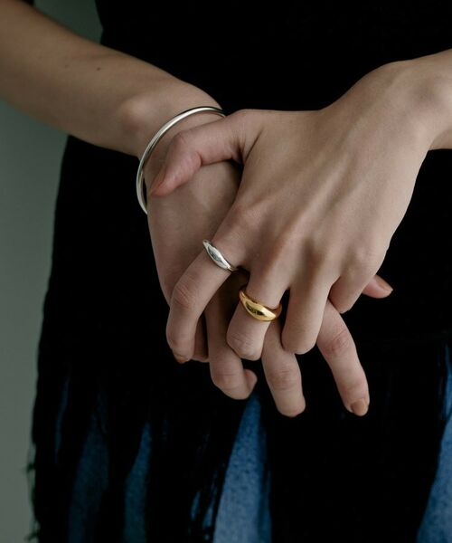 COCOSHNIK / ココシュニック リング | シルバー コンビカラー ニュアンススタックリング | 詳細10