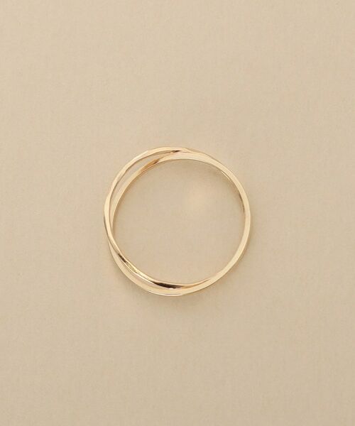 COCOSHNIK / ココシュニック リング | K10スキニーリング デュアルクロス | 詳細4