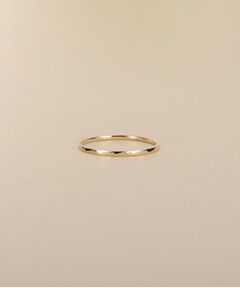 COCOSHNIK / ココシュニック リング | K10スキニーリング ダイアゴナルカット