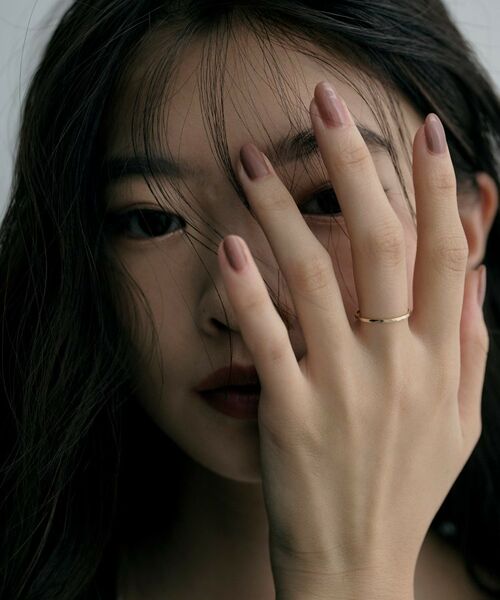 COCOSHNIK / ココシュニック リング | K10スキニーリング ダイアゴナルカット | 詳細8