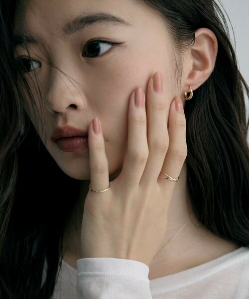 COCOSHNIK / ココシュニック リング | K10スキニーピンキーリング ミラーカット | 詳細7