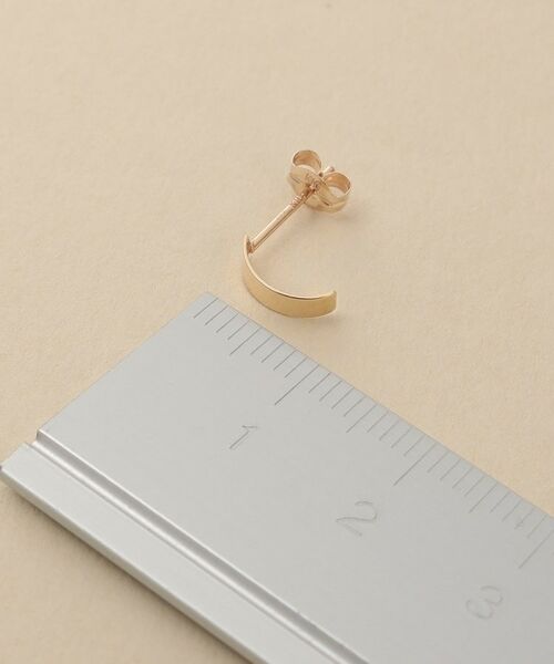 COCOSHNIK / ココシュニック ピアス・イヤリング | K10プレートアーチピアス | 詳細4