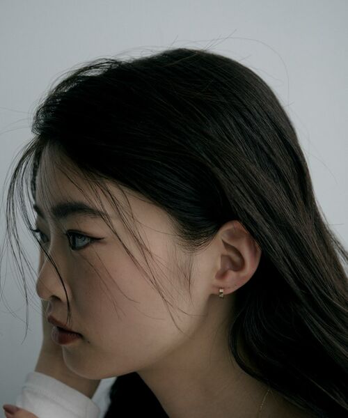 COCOSHNIK / ココシュニック ピアス・イヤリング | K10プレートアーチピアス | 詳細7