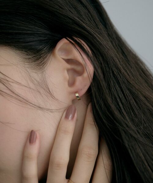 COCOSHNIK / ココシュニック ピアス・イヤリング | K10プレートアーチピアス | 詳細8