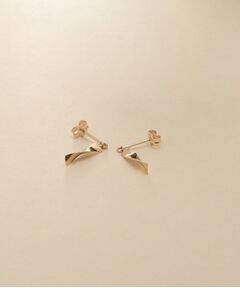 COCOSHNIK / ココシュニック ピアス・イヤリング | K10トワーリープレートピアス