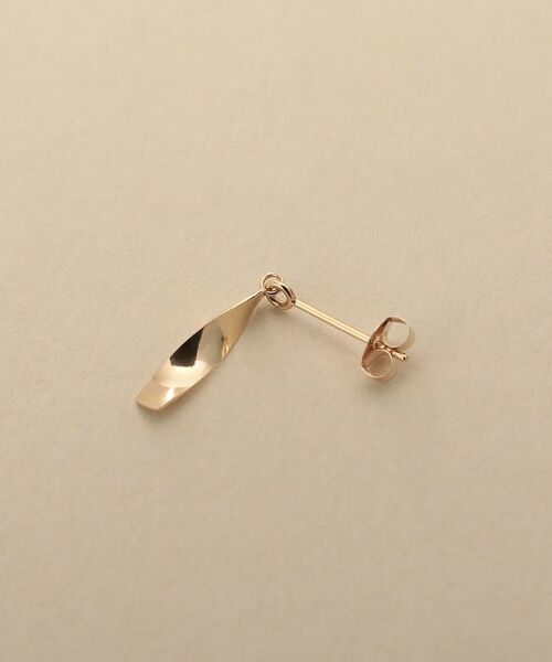 COCOSHNIK / ココシュニック ピアス・イヤリング | K10トワーリープレートピアス | 詳細2