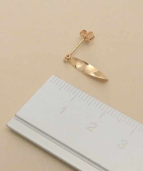 COCOSHNIK / ココシュニック ピアス・イヤリング | K10トワーリープレートピアス | 詳細4