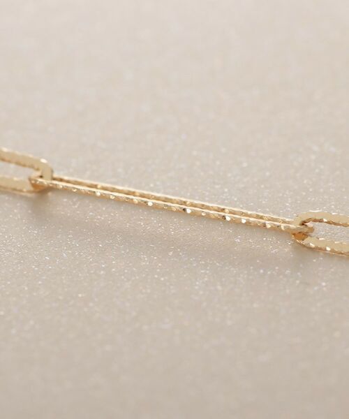 COCOSHNIK / ココシュニック ネックレス・ペンダント・チョーカー | K10カットPCフィガロ ネックレス | 詳細5