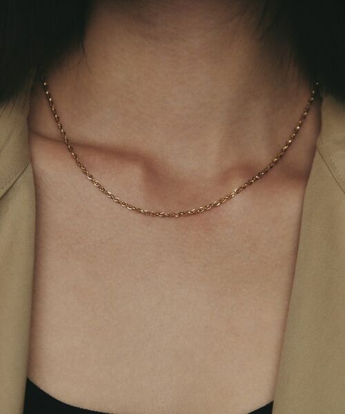 COCOSHNIK / ココシュニック ネックレス・ペンダント・チョーカー | K18角線スクリュー ネックレス | 詳細8