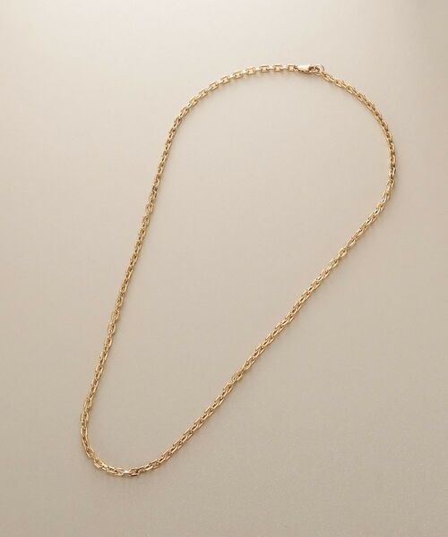 COCOSHNIK / ココシュニック ネックレス・ペンダント・チョーカー | K18中空リネアケーブルチェーン ネックレス細 | 詳細4