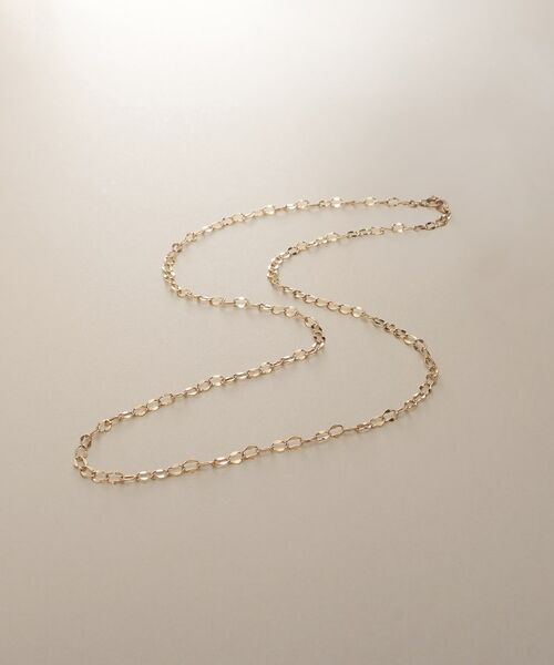 COCOSHNIK / ココシュニック ネックレス・ペンダント・チョーカー | K10シースルーフラット ネックレス | 詳細1