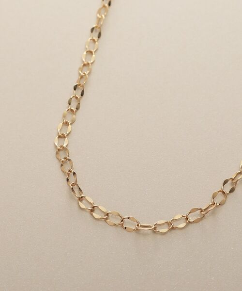 COCOSHNIK / ココシュニック ネックレス・ペンダント・チョーカー | K10シースルーフラット ネックレス | 詳細2