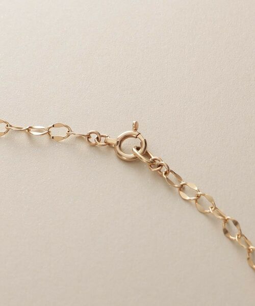 COCOSHNIK / ココシュニック ネックレス・ペンダント・チョーカー | K10シースルーフラット ネックレス | 詳細3