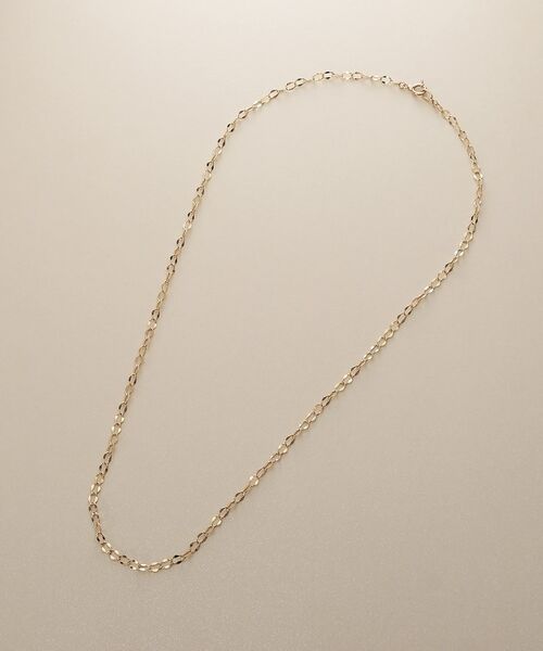 COCOSHNIK / ココシュニック ネックレス・ペンダント・チョーカー | K10シースルーフラット ネックレス | 詳細4