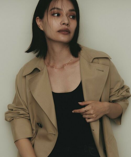 COCOSHNIK / ココシュニック ネックレス・ペンダント・チョーカー | K10シースルーフラット ネックレス | 詳細6