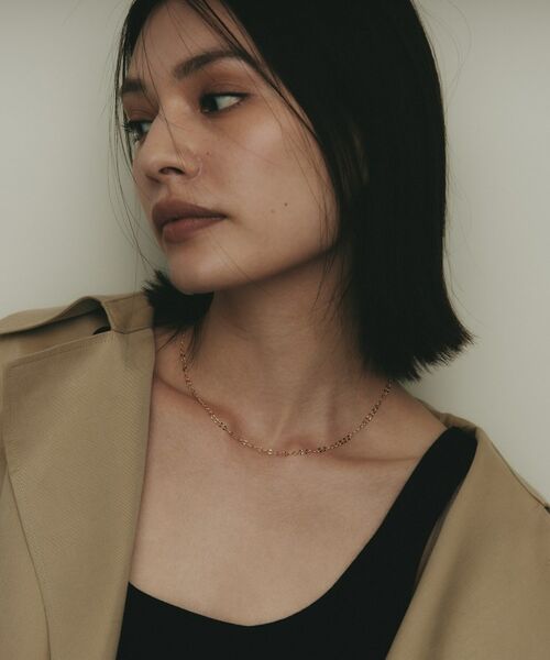 COCOSHNIK / ココシュニック ネックレス・ペンダント・チョーカー | K10シースルーフラット ネックレス | 詳細7
