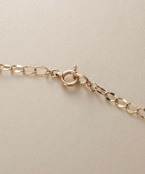 COCOSHNIK / ココシュニック ネックレス・ペンダント・チョーカー | K10シースルーフラット ネックレス（60cm） | 詳細3