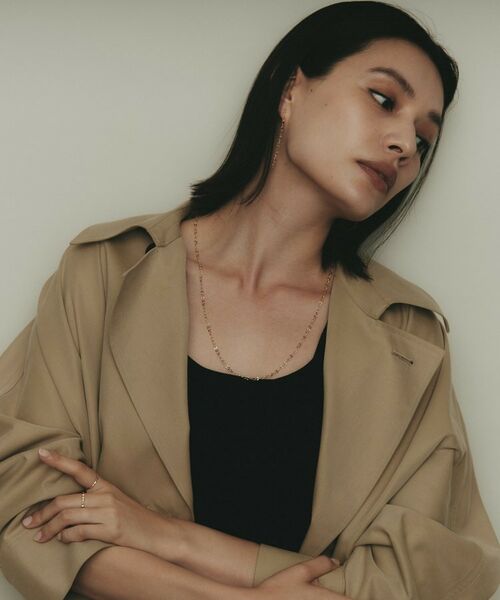 COCOSHNIK / ココシュニック ネックレス・ペンダント・チョーカー | K10シースルーフラット ネックレス（60cm） | 詳細6